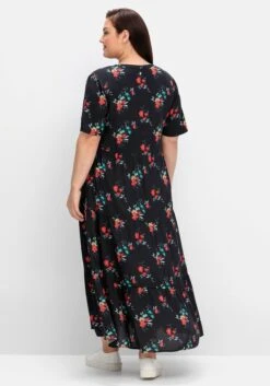 Sheego Maxikleid Mit Blumendruck Und V-Ausschnitt -Sheego Verkaufe 14824901491 04PYA 02 SH