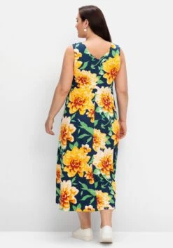 Ärmelloses Jerseykleid Mit Blumendruck -Sheego Verkaufe 14833901406 04PXA 02 SH