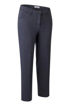 Gerade Stretch-Jeans Mit Leichtem Glanz