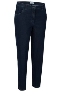 Gerade Stretch-Jeans Mit Leichtem Glanz