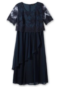 Sheego Abendkleid Mit Besticktem Mesh-Oberteil -Sheego Verkaufe 14835400035 04OIL 00 SH