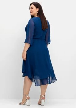 Sheego Abendkleid In Wickeloptik, Mit Pailletten -Sheego Verkaufe 14840500025 04OKK 02 SH