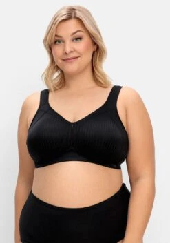 Susa Entlastungs-BH Ohne Bügel, Mit Tonigen Streifen