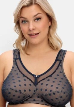 Susa Entlastungs-BH Ohne Bügel, Aus Gepunktetem Mesh -Sheego Verkaufe 14868800030 04ORC 02 SH