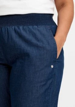 Sheego Weite Jeans Mit Smokbund, In Knöchellänge -Sheego Verkaufe 14875600330 04PSB 02 SH
