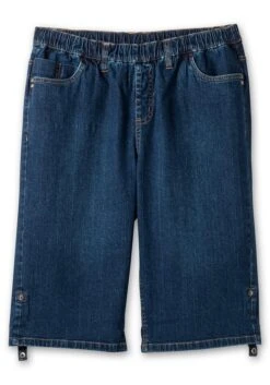 Sheego Jeans-Bermudas Mit Fixiertem Aufschlag -Sheego Verkaufe 14880000053 04PTU 00 SH