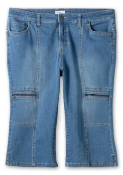 Sheego Schmale Caprijeans Im Cargo-Stil -Sheego Verkaufe 14880100771 04PSS 00 SH
