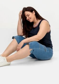 Sheego Schmale Caprijeans Im Cargo-Stil -Sheego Verkaufe 14880100771 04PST 02 SH