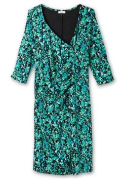 Sheego Jerseykleid In Wickeloptik, Mit Blumenprint -Sheego Verkaufe 14883701491 04QJT 00 SH