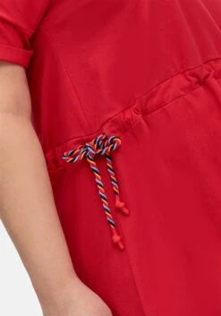 Sheego Jerseykleid Mit Ringelbündchen Und Tunnelzug -Sheego Verkaufe 14889001758 04Q7R 02 SH