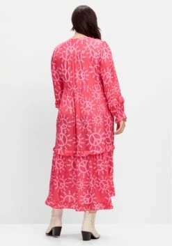 Maxikleid Mit Alloverprint, Rüschen Und Volants -Sheego Verkaufe 14902500433 04OVQ 02 SH