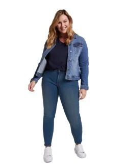 Skinny Jeans Mit Bauch-Shaping-Effekt