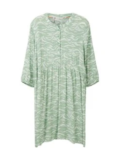 Kleid Im Hängerchen-Stil, Mit 3/4-Arm