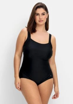 Sheego Badeanzug Mit Raffiniertem Rückenausschnitt