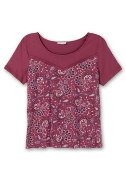 Kurzarmshirt Aus Single-Jersey, Mit Paisleymuster -Sheego Verkaufe 14968502115 04T7T 00 SH