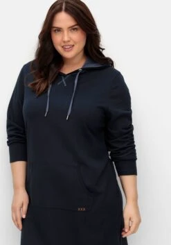 Sheego Sweatkleid Mit Kapuze Und Kängurutasche -Sheego Verkaufe 14976500035 04SSB 02 SH