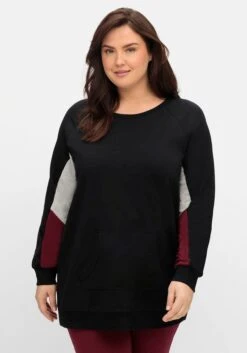 Sheego Longsweatshirt Mit Kontrast-Raglanärmeln 11 Sheego Longsweatshirt Mit Kontrast-Raglanärmeln -Sheego Verkaufe 14976700289 04TAJ 02 SH