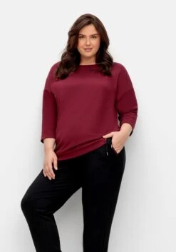 Sheego Jogginghose Mit Bindeband Und Kontrastdetails -Sheego Verkaufe 14976800289 04T79 02 SH