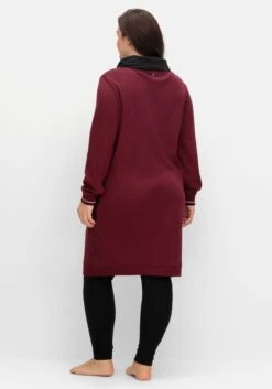 Sheego Sweatkleid Mit Umlegekragen Und Kängurutasche -Sheego Verkaufe 14976900265 04TI5 02 SH