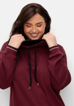 Sheego Sweatkleid Mit Umlegekragen Und Kängurutasche -Sheego Verkaufe 14976900265 04TI8 02 SH