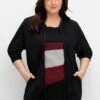 Sheego Sweatjacke Mit Stehkragen Und Saum-Tunnelzug