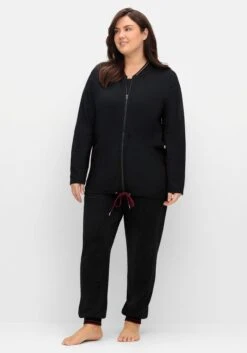 Sheego Sweatjacke Mit Stehkragen Und Saum-Tunnelzug -Sheego Verkaufe 14977400289 04SR9 02 SH