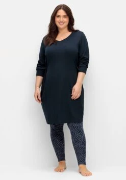 Sheego Sweatkleid Mit Taschen Und Regulierbarer Taille -Sheego Verkaufe 14977700035 04SPK 02 SH