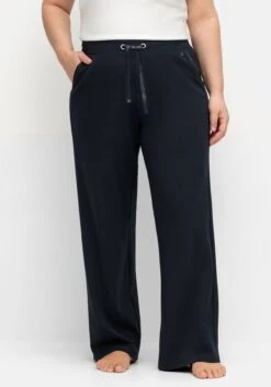 Sheego Jogginghose In Weiter Form, Mit Kontrastdetails -Sheego Verkaufe 14977900035 04T35 02 SH