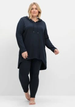 Sheego 2-tlg. Relaxanzug Mit Longshirt Und Leggings