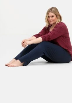 Sheego Schmale Schlafhose Mit Bindeband Am Bund -Sheego Verkaufe 14979500018 04UWO 02 SH