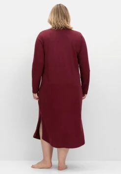 Sheego Nachthemd In Midilänge, Mit Seitlichen Schlitzen -Sheego Verkaufe 14979600265 04TEK 01 SH