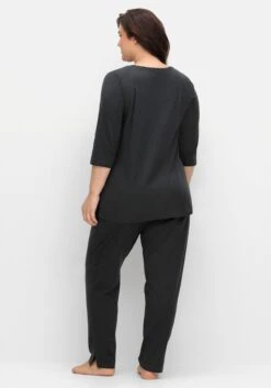 Sheego Schlafanzug-Set Mit Kontrastdetails -Sheego Verkaufe 14982800781 04SXV 02 SH