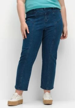 Sheego Gerade Jeans In Curvy-Schnitt PIA, Knöchelfreier Länge -Sheego Verkaufe 14987500053 04SQQ 01 SH