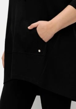 Sheego Oversized-Longshirt In A-Linie Mit Stehkragen -Sheego Verkaufe 14987800289 04T8S 02 SH