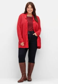 Sheego High-Waist-Jeans Im Skinny Fit, Mit Push-up-Nähten