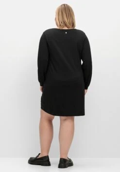 Sheego Kurzes Shirtkleid Mit Tunnelzug Am Saum -Sheego Verkaufe 15001900289 04U1X 01 SH