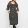 Sheego Jerseykleid In Petite-Passform, Mit Allovermuster