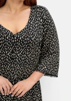 Sheego Jerseykleid In Petite-Passform, Mit Allovermuster -Sheego Verkaufe 15002301491 04TP8 02 SH