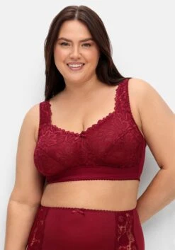 Sheego Entlastungs-BH Ohne Bügel, Aus Spitze