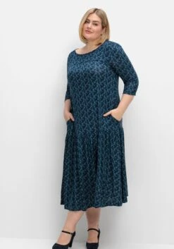 Sheego Jerseykleid In Midilänge, Mit Blumenprint -Sheego Verkaufe 15002802119 04TSL 02 SH