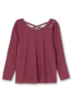 Langarmshirt Mit Stickerei Und Zierbändern Hinten -Sheego Verkaufe 15003000265 04TMO 00 SH