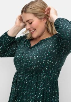 Sheego Jerseykleid Mit Minimalprint Und Taillen-Tunnelzug 11 Sheego Jerseykleid Mit Minimalprint Und Taillen-Tunnelzug -Sheego Verkaufe 15003101735 04TT0 02 SH