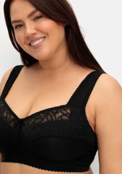 Sheego Entlastungs-BH Mit Transparenter Spitze, Ohne Bügel -Sheego Verkaufe 15003600289 04TR8 02 SH