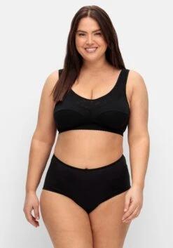 Sheego BH Ohne Bügel, Mit Spitze Und Mesh -Sheego Verkaufe 15003900289 04TKY 02 SH