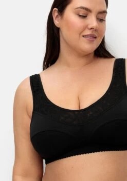 Sheego BH Ohne Bügel, Mit Spitze Und Mesh -Sheego Verkaufe 15003900289 04TL2 02 SH