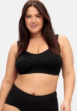 Sheego BH Ohne Bügel, Mit Spitze Und Mesh -Sheego Verkaufe 15003900289 04TL3 02 SH