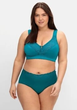 Sheego Entlastungs-BH Ohne Bügel, Mit Spitze -Sheego Verkaufe 15004000019 04TNX 02 SH