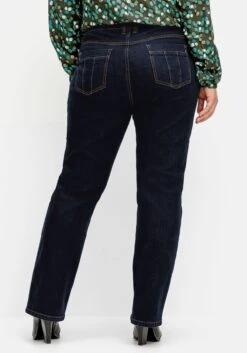 Sheego Gerade Jeans Mit Doppelknopf-Verschluss -Sheego Verkaufe 15005400332 04TXP 02 SH