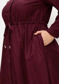 Sheego Gefüttertes Midikleid Mit Alloverprint -Sheego Verkaufe 15007402115 04UIW 02 SH