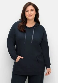 Sheego Oversizedshirt Mit Kapuze Und Kängurutasche